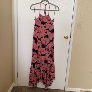 NWOT Freepeople salmon/pink halter dress